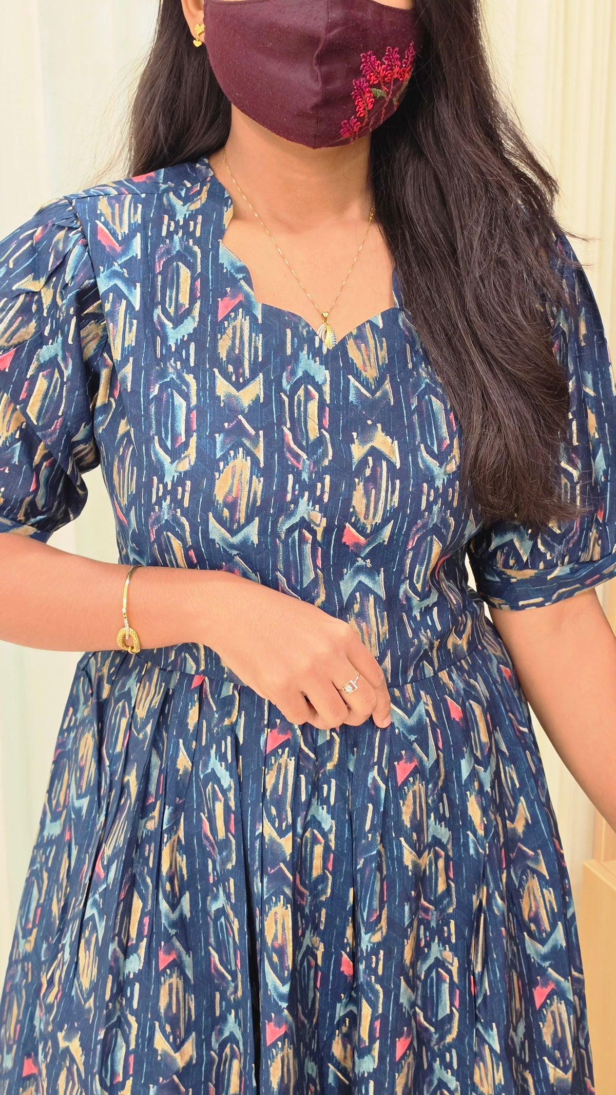 Western wear frock(13753)