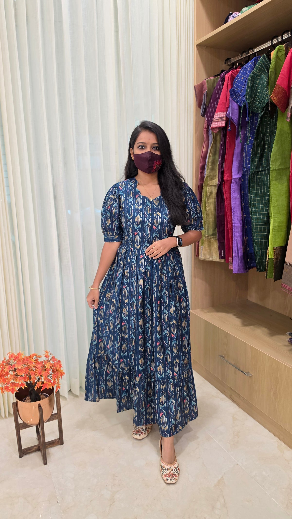 Western wear frock(13753)