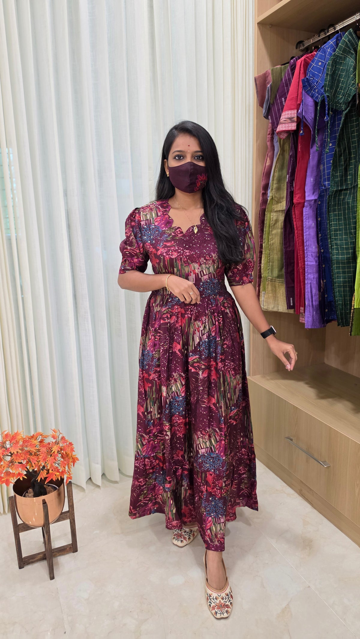 Western wear frock(13750)