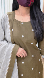 Handloom cotton Salwar Set(13760)