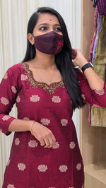 Lotus Ethnic Cord set(13840)