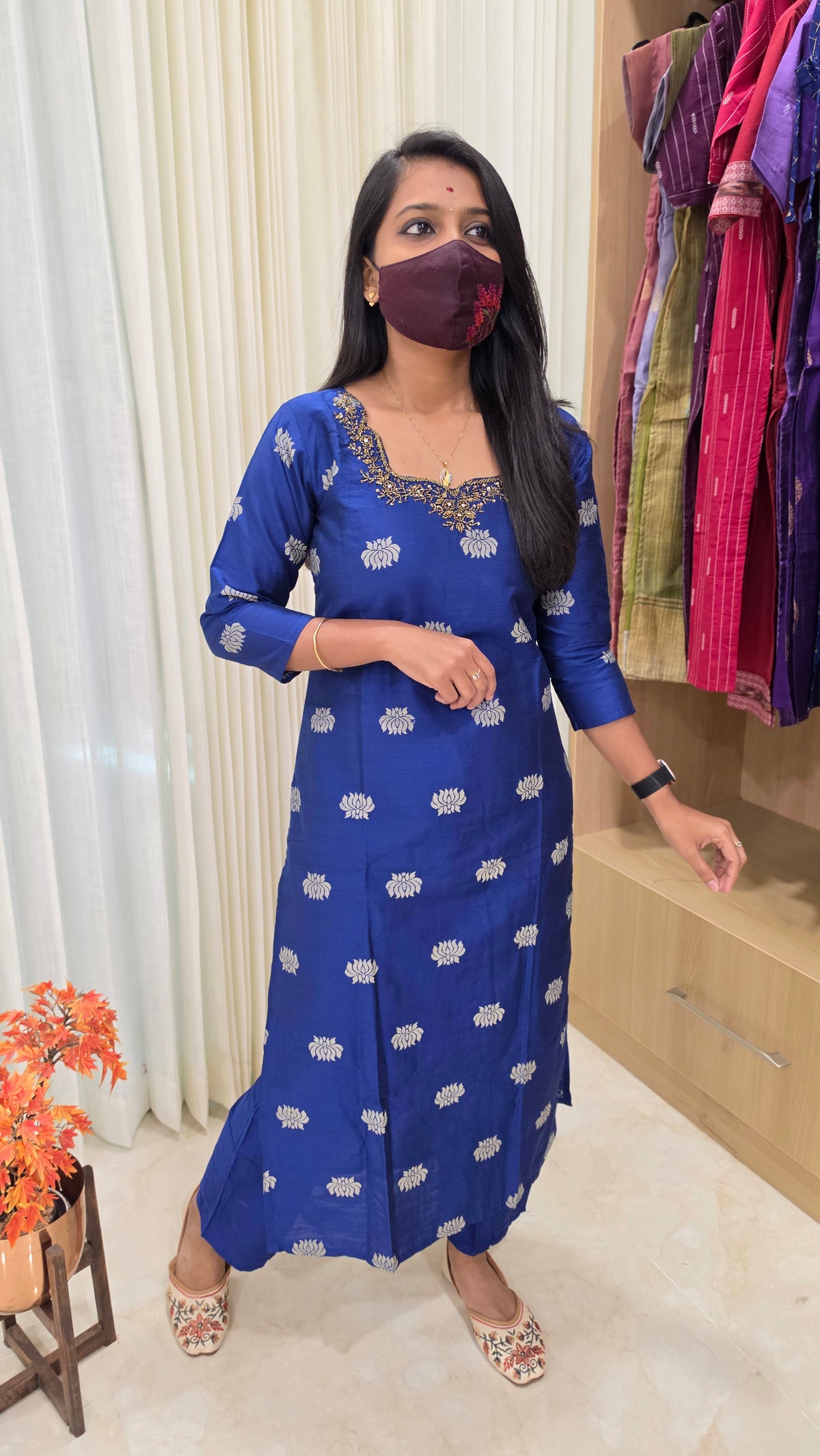 Lotus Ethnic Cord set(13841)
