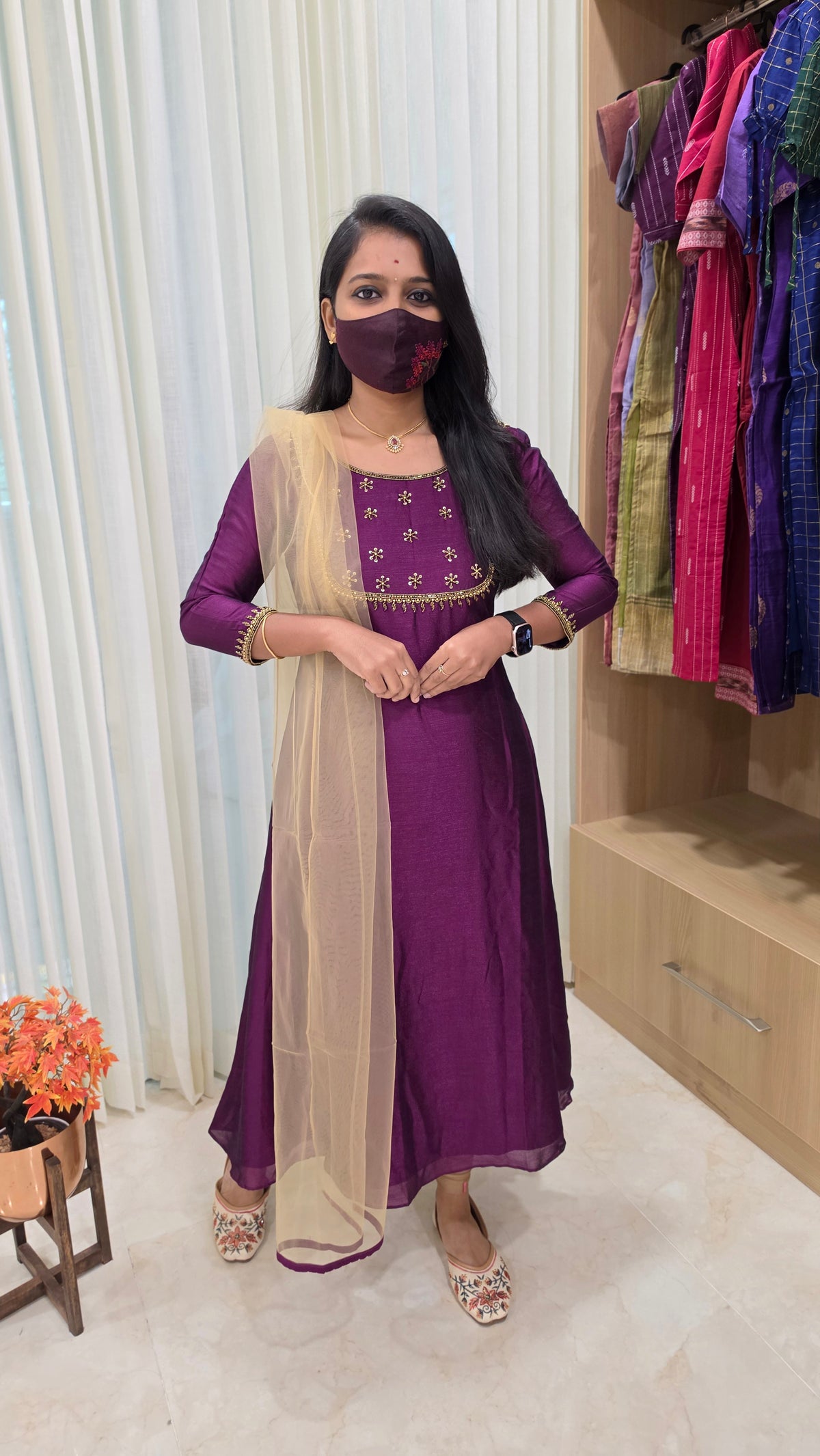Festive set(Kurti+Dupatta)(13933)