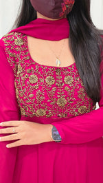 Ethnic Salwar set(Kurti+Dupatta)(13958)