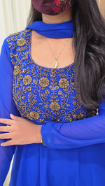 Ethnic Salwar set(Kurti+Dupatta)(13959)