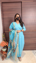 Salwar Set (kurti+pant+dupatta)(10339)c2