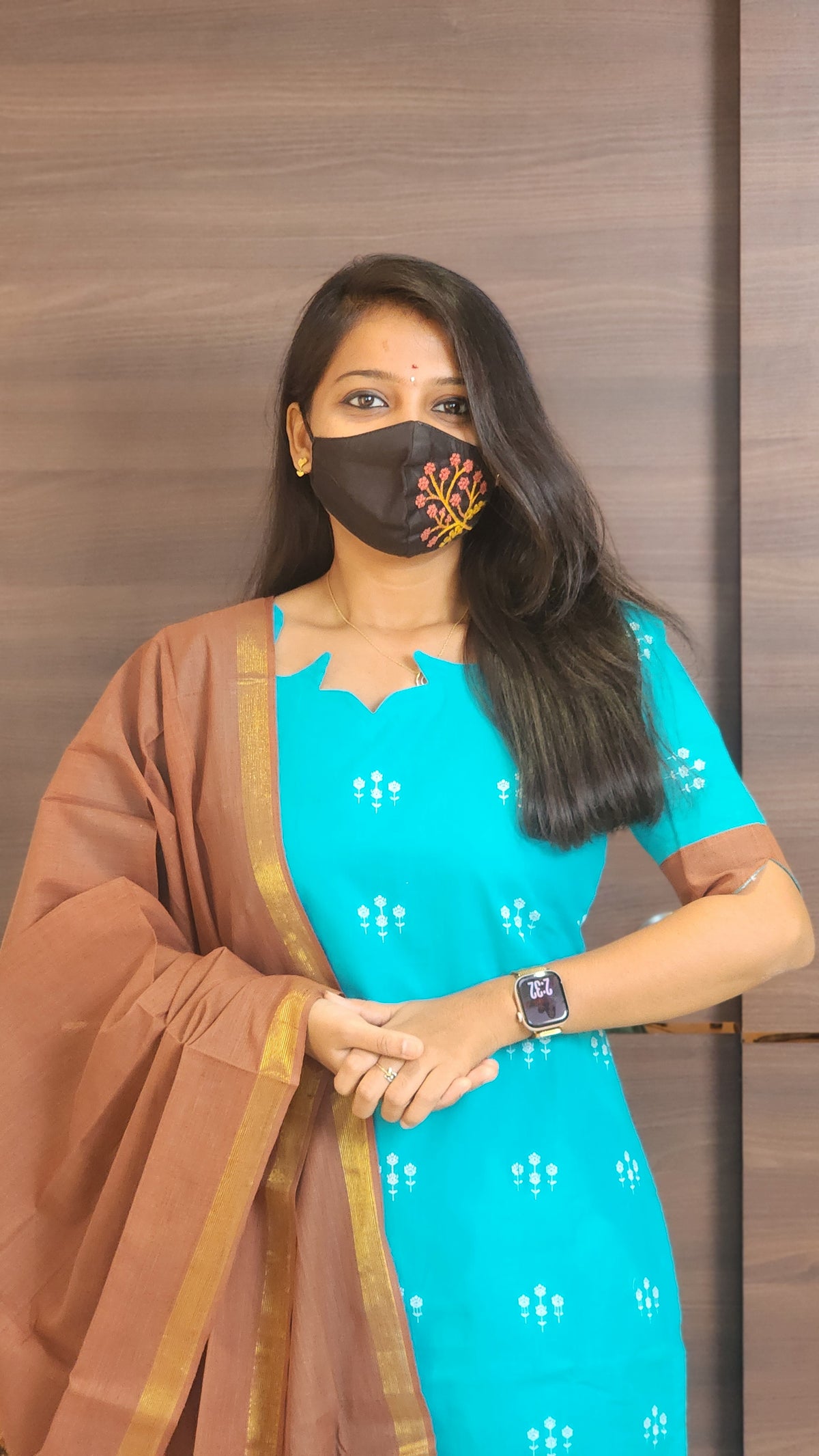 Handloom cotton Salwar Set(10178)