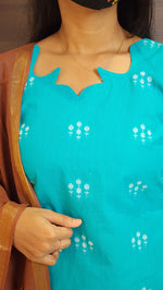 Handloom cotton Salwar Set(10178)