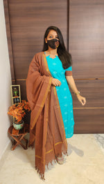 Handloom cotton Salwar Set(10178)