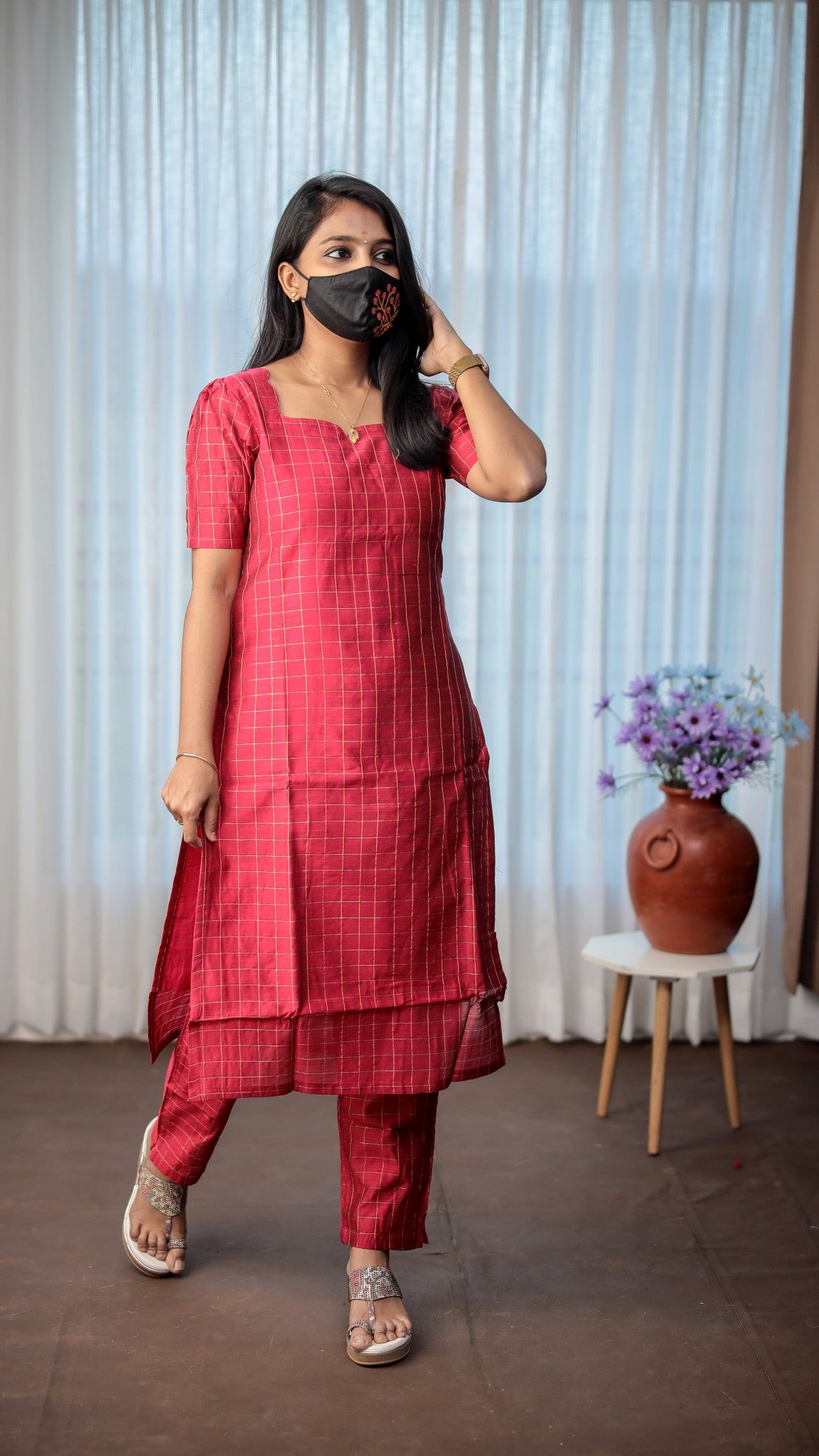 Cord set (pant & top) (8151)