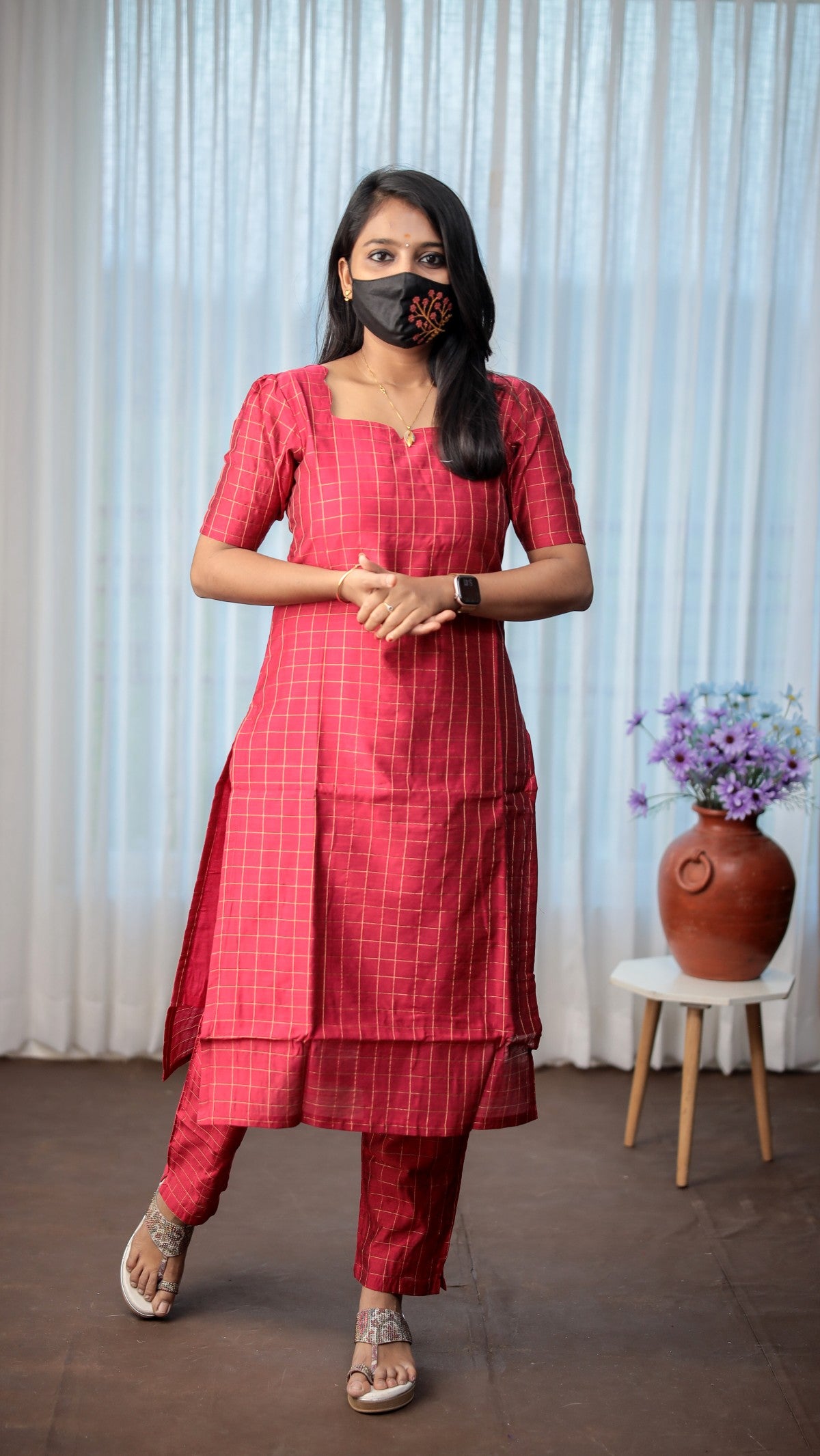 Cord set (pant & top) (8151)