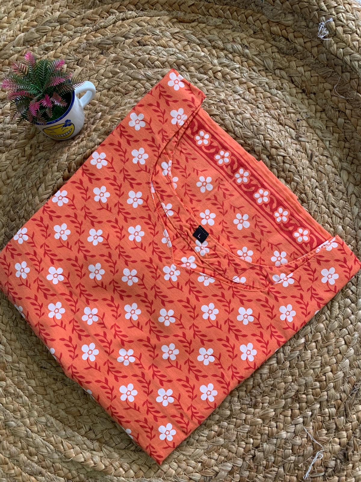 Cotton Kurti (L 436)