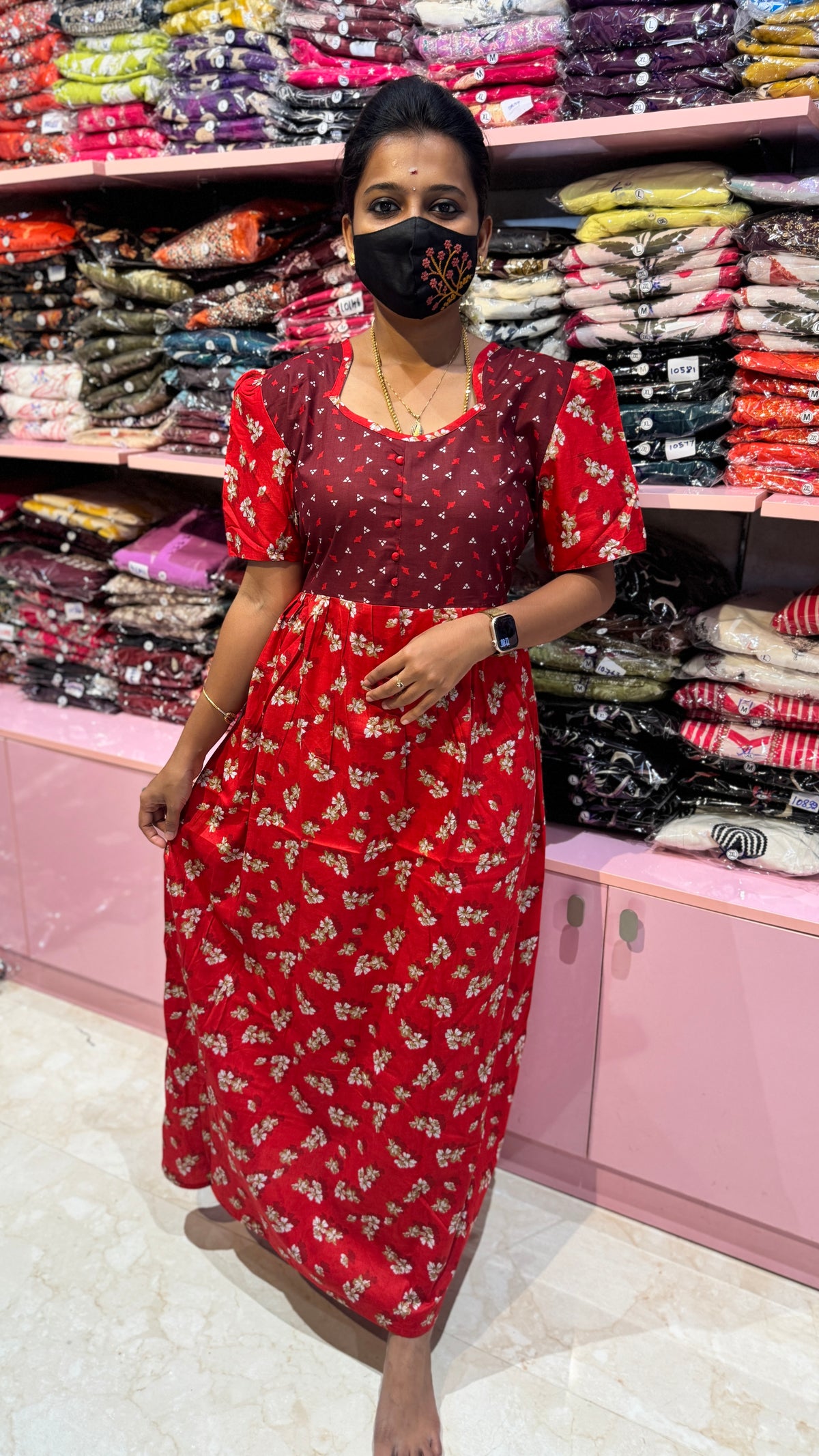 Tulip Frock Nighty (1007)