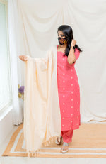 Handloom cotton Salwar Set(7034)