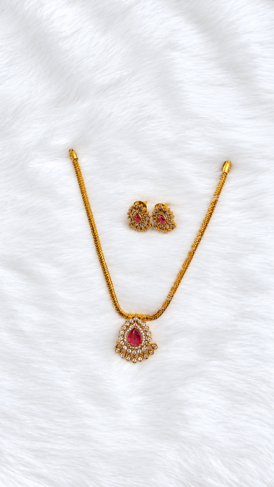 Royal Drop Necklace Set(13905)