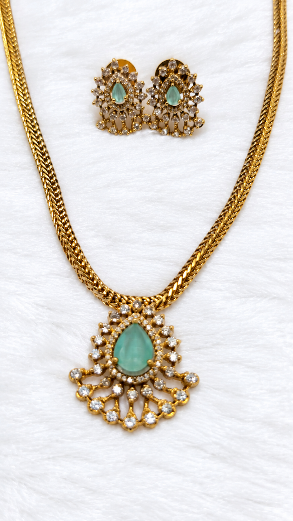 Royal Drop Necklace Set(13908)