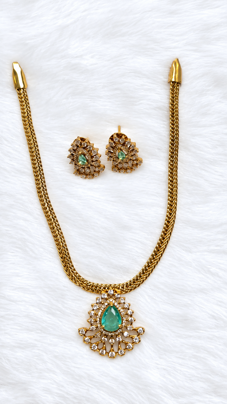 Royal Drop Necklace Set(13906)