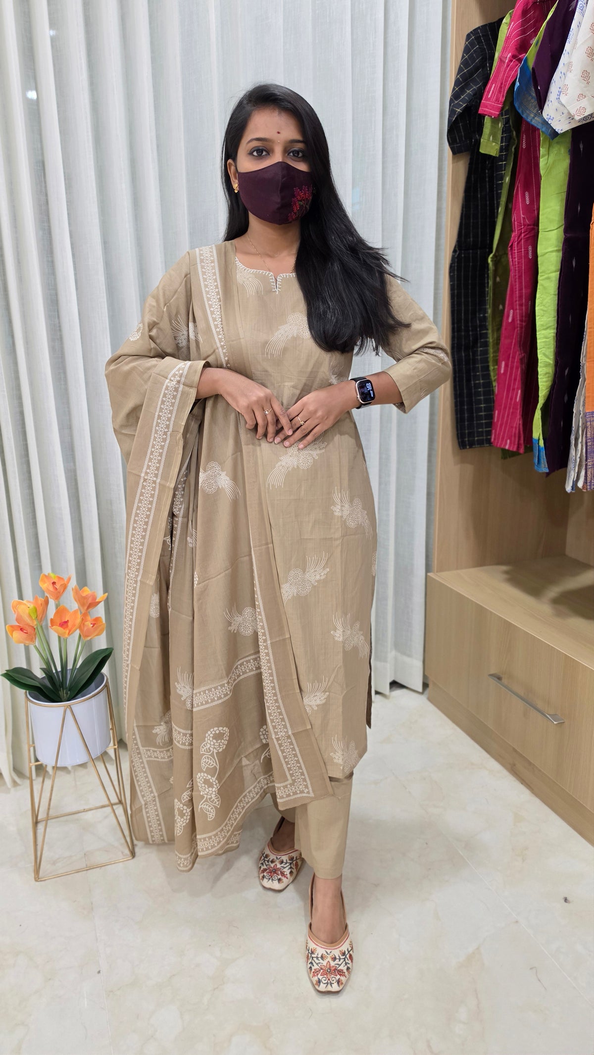 Cotton salwar set(13301)