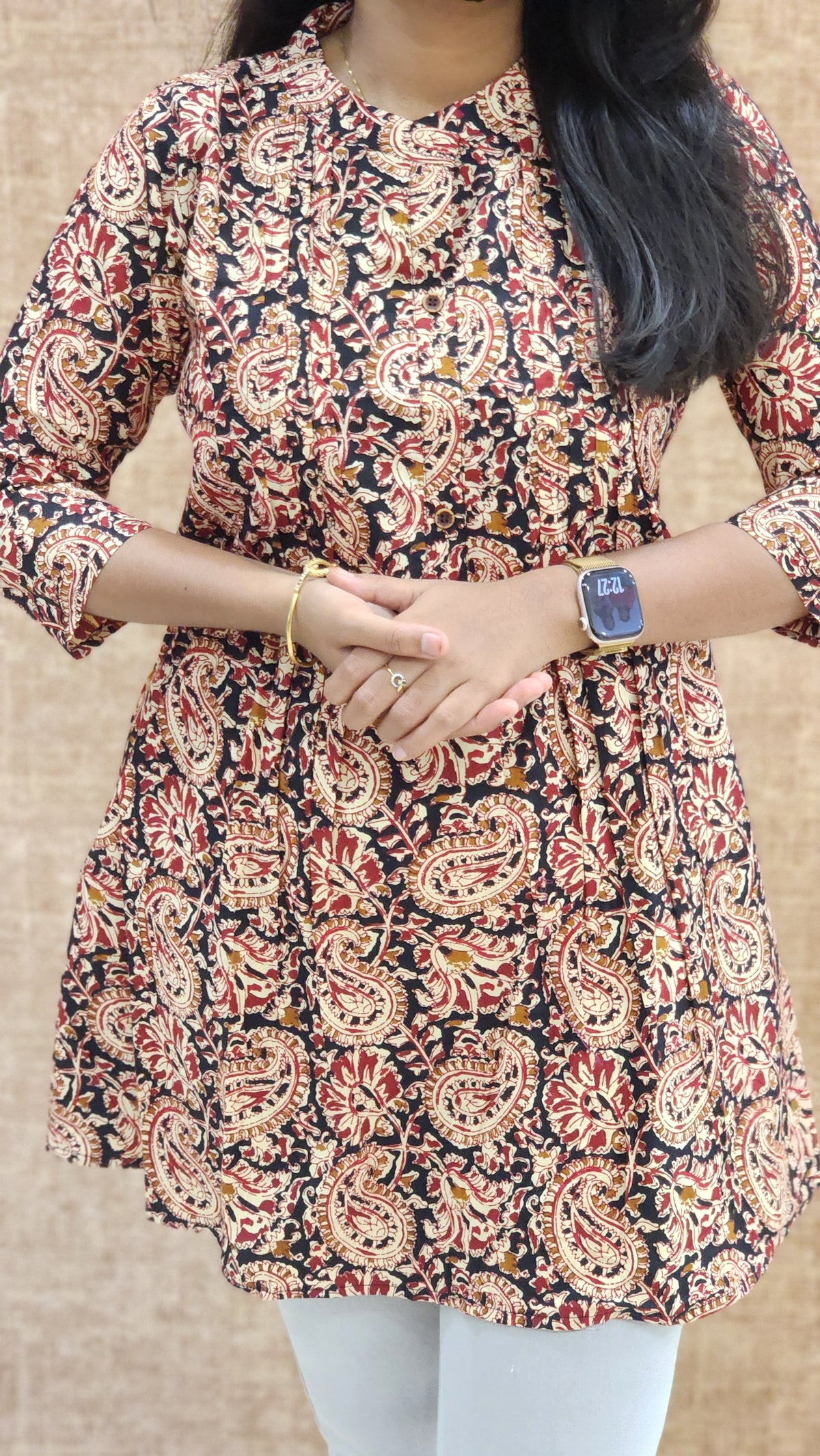 Kalakari Floral Short Top (9629)