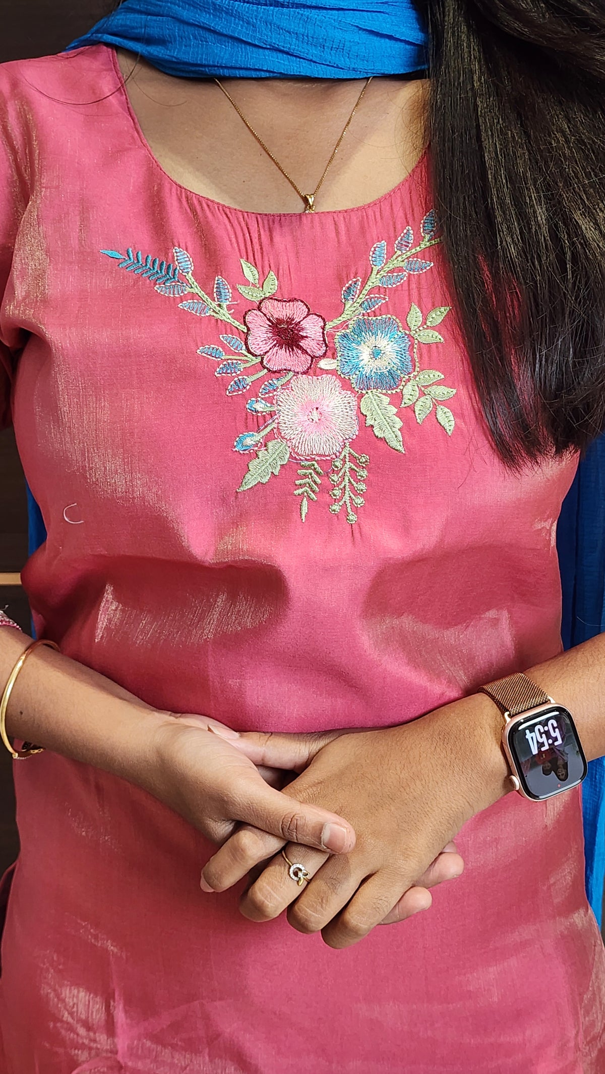 Office Wear kurti-Embroidery kurti (10351)