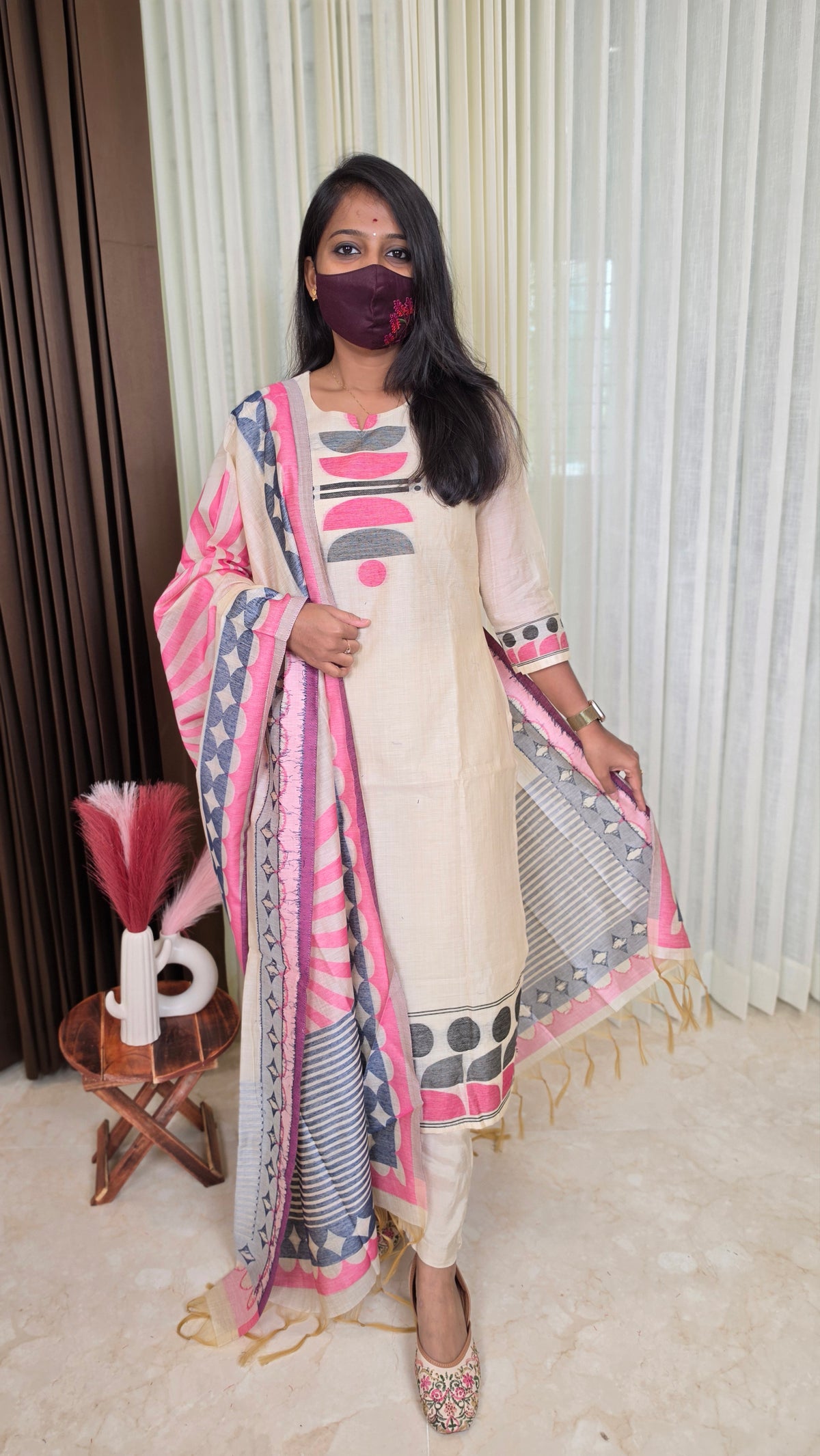 Jamdhani Salwar Set(11716)c4