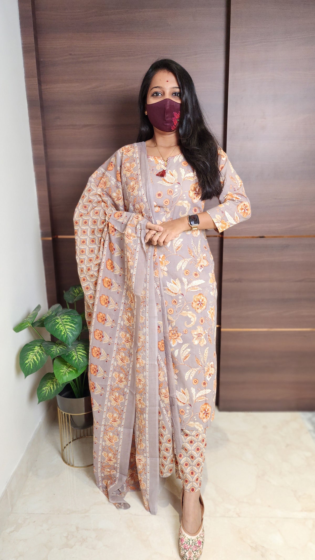 Cotton salwar set (11130)
