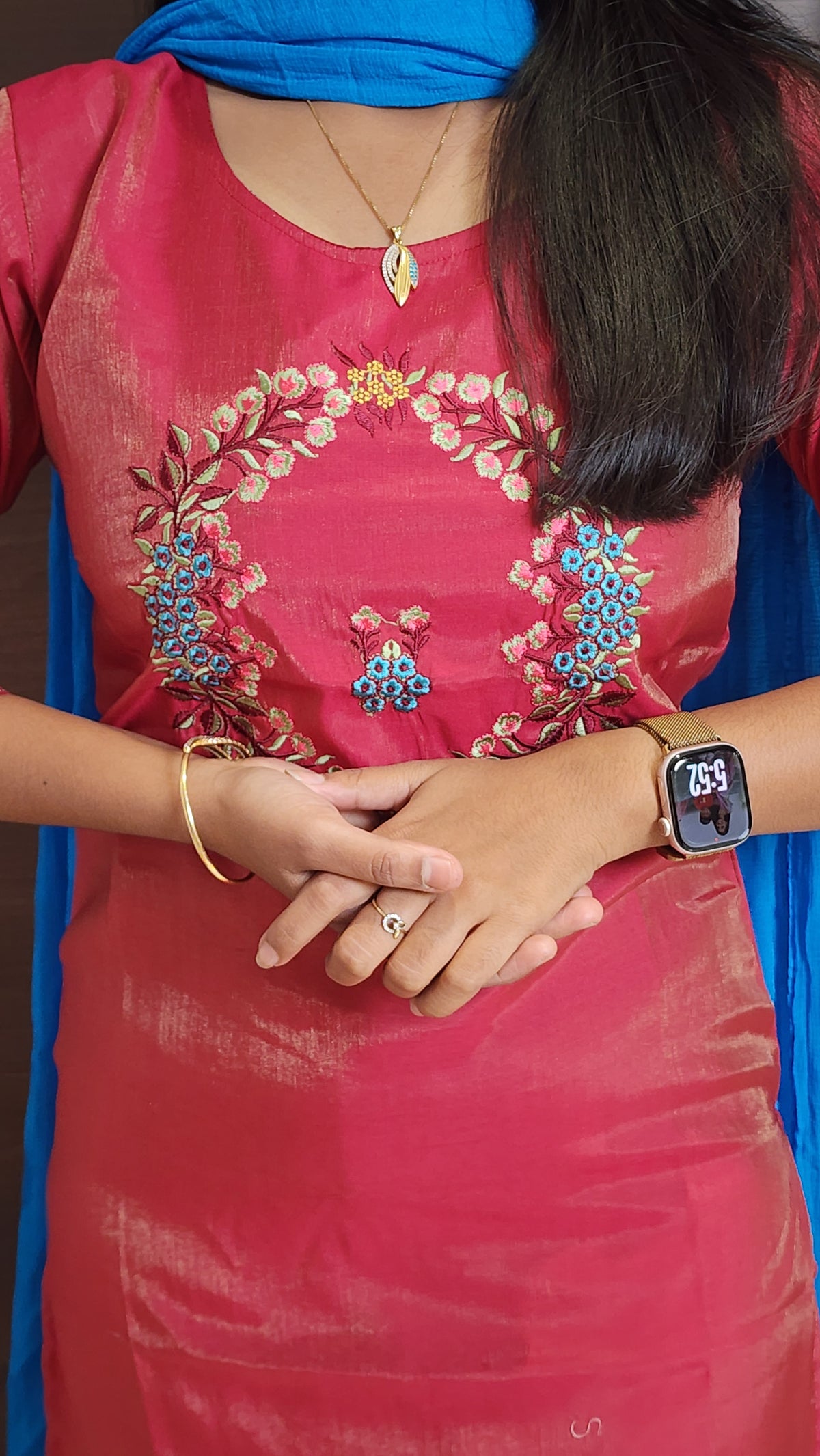 Office Wear kurti-Embroidery kurti (10347)