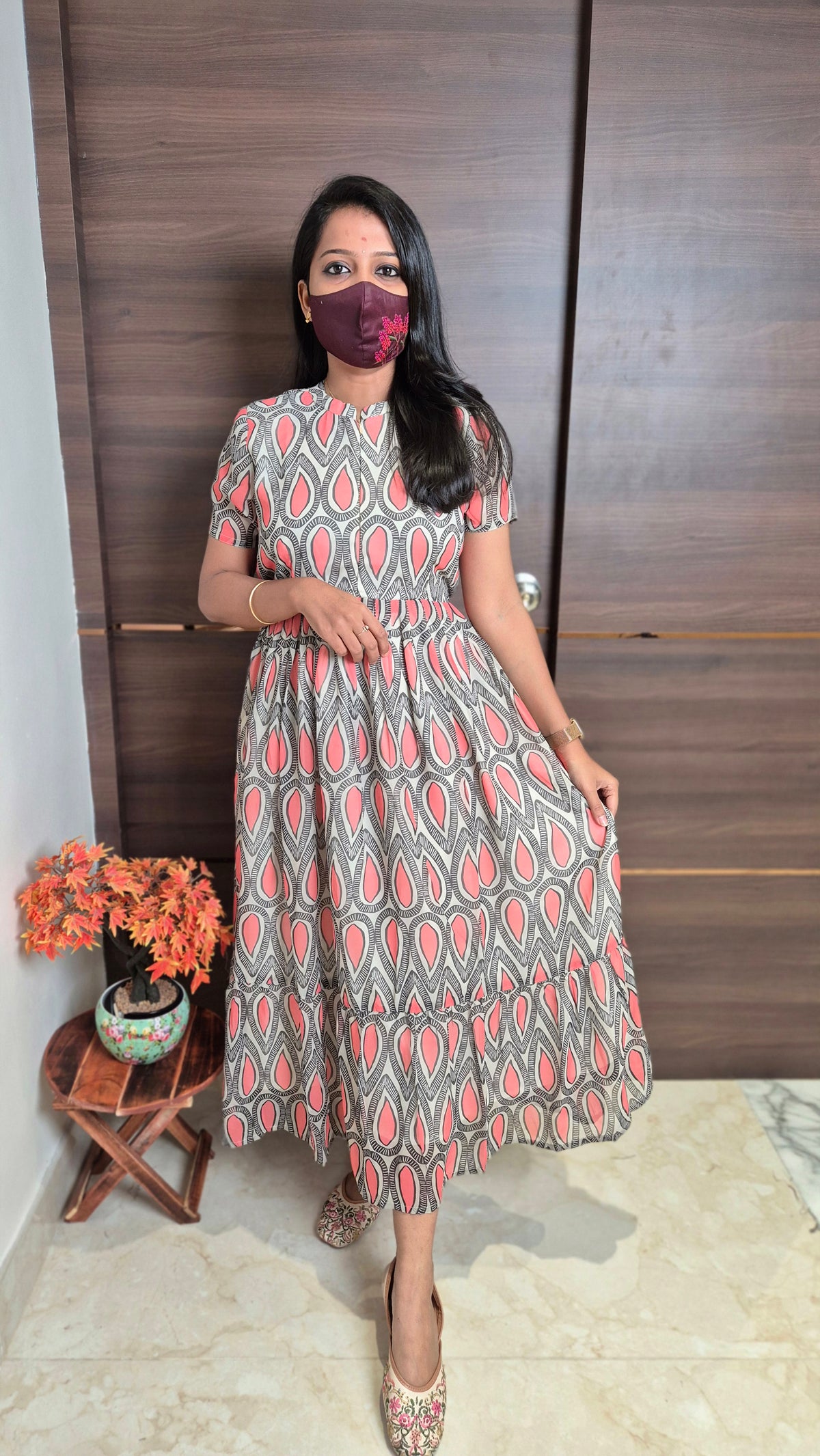 Western wear frock(11495)