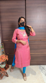 Office Wear kurti-Embroidery kurti (10351)