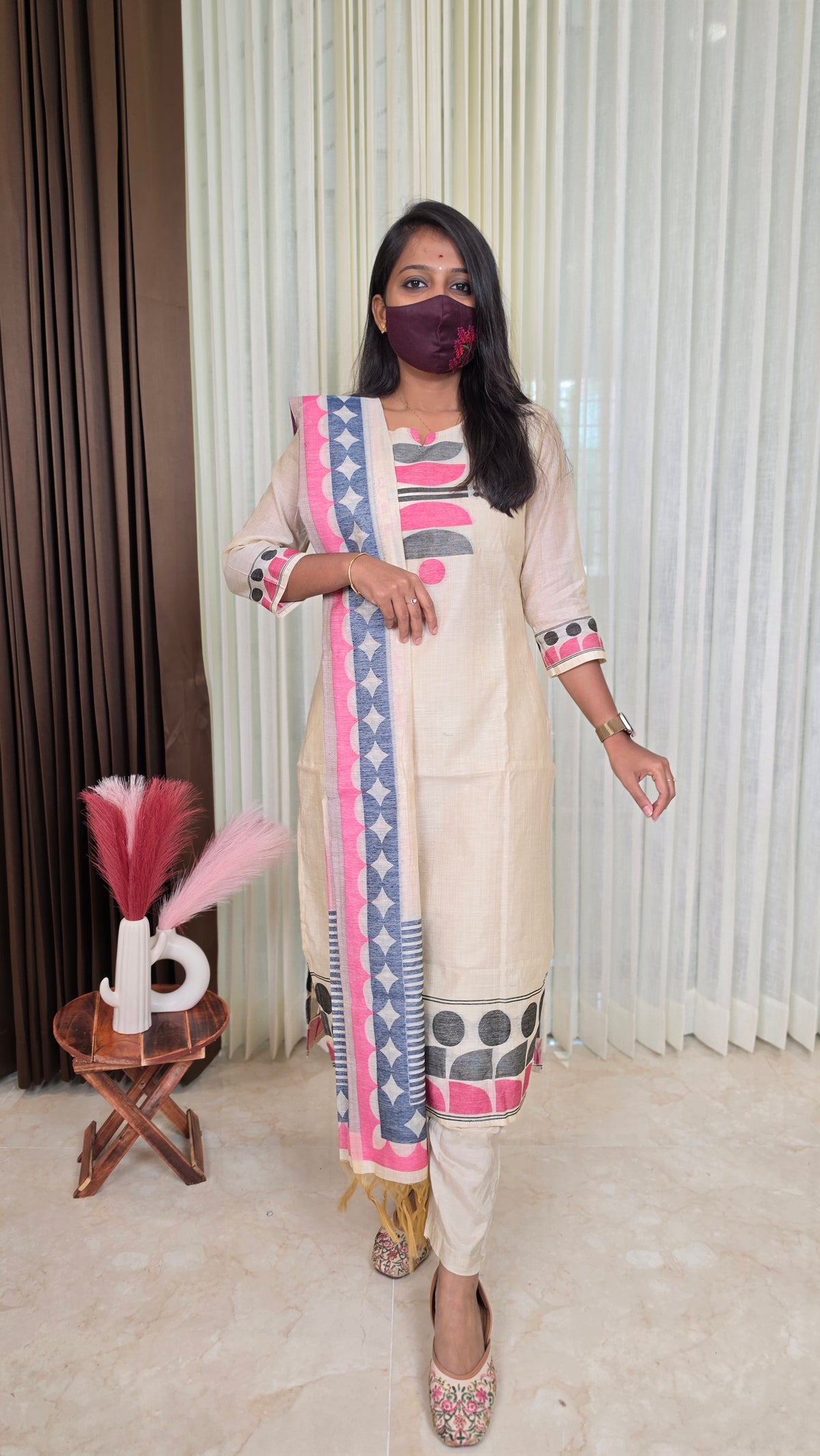 Jamdhani Salwar Set(11716)c4