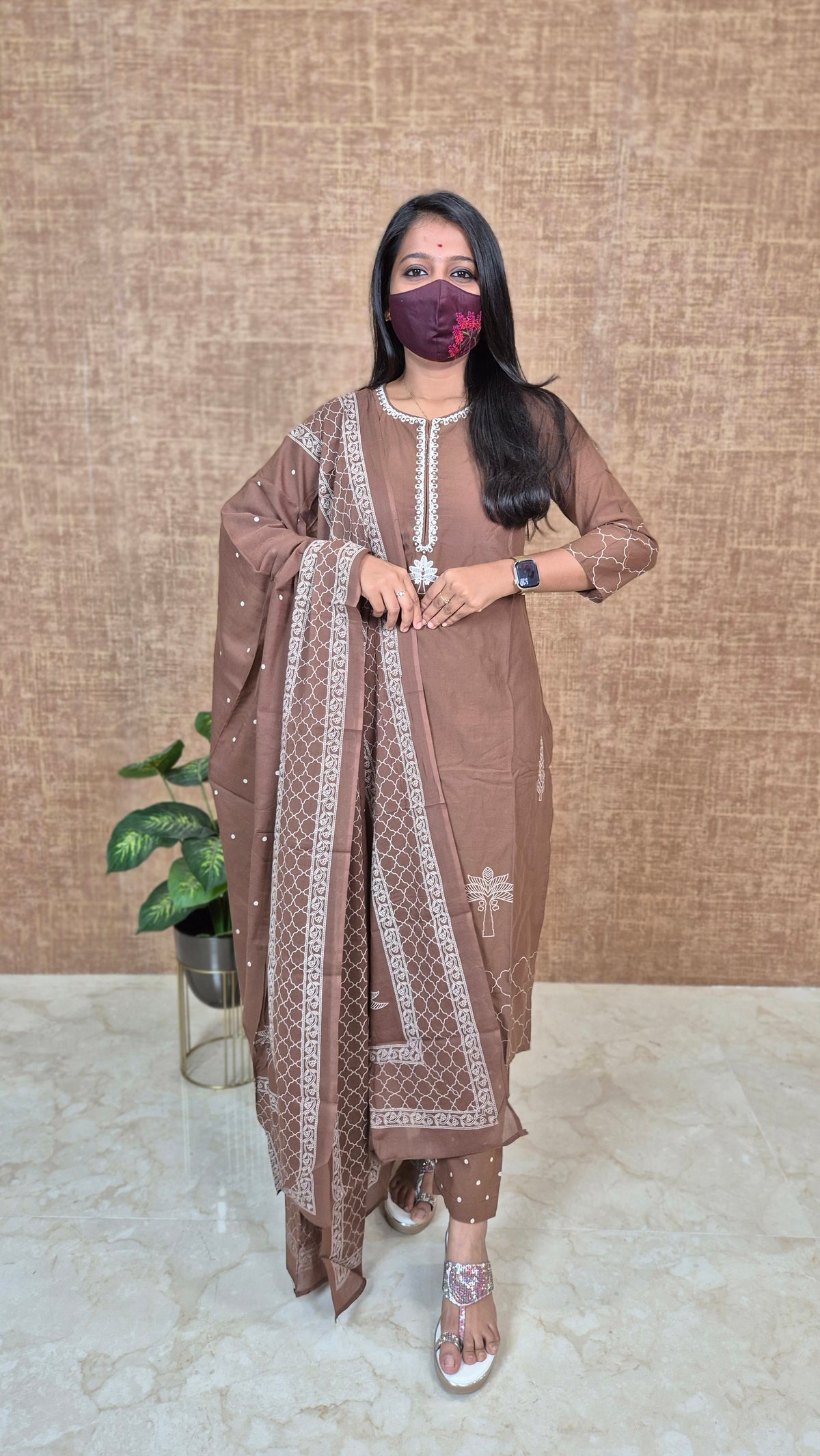 Cotton salwar set (11399)