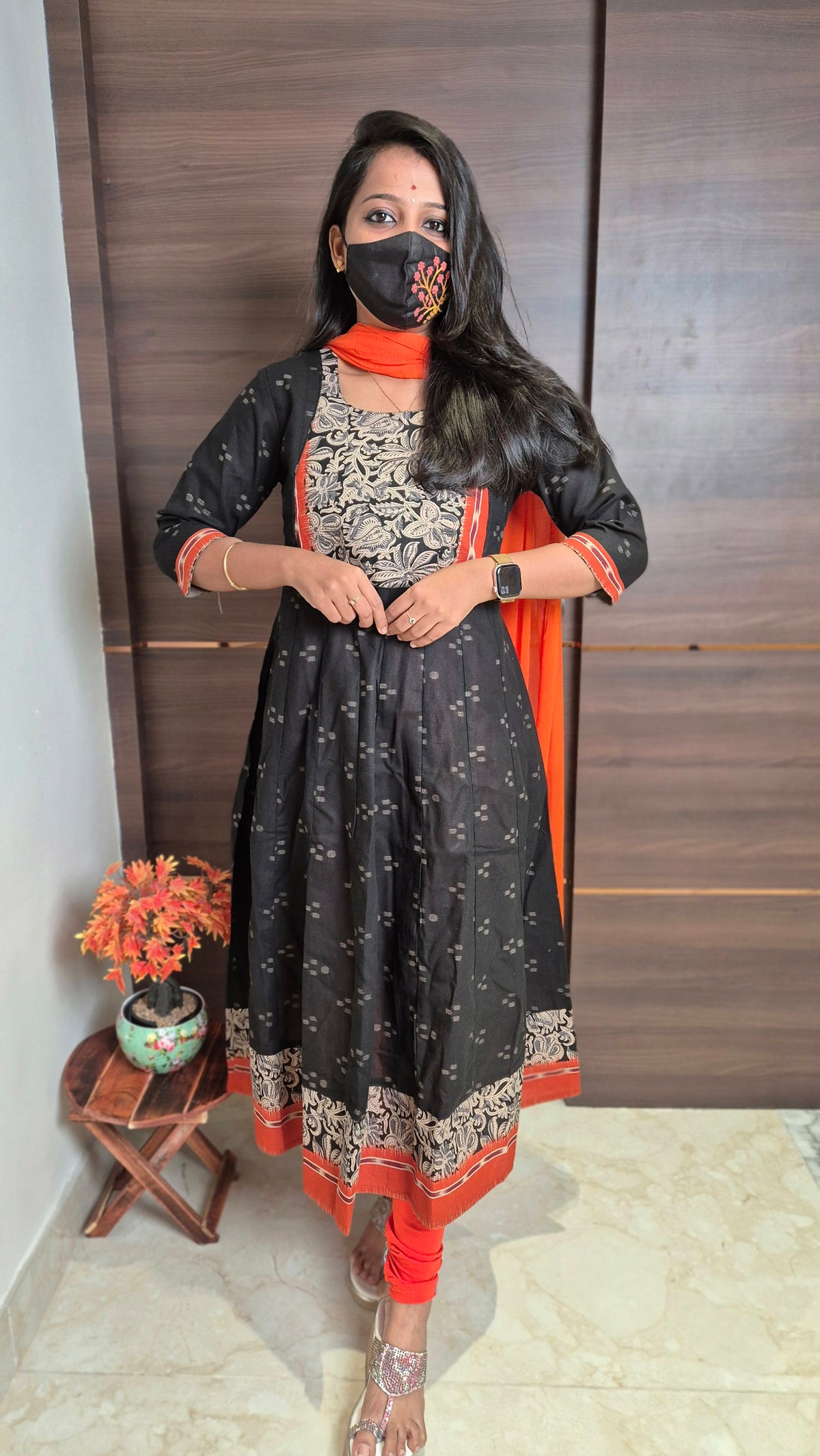 Cotton Anarkali Kurti (11506)
