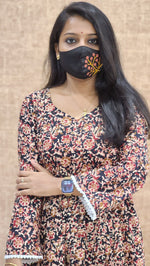 Kalakari Floral Short Top (9627)