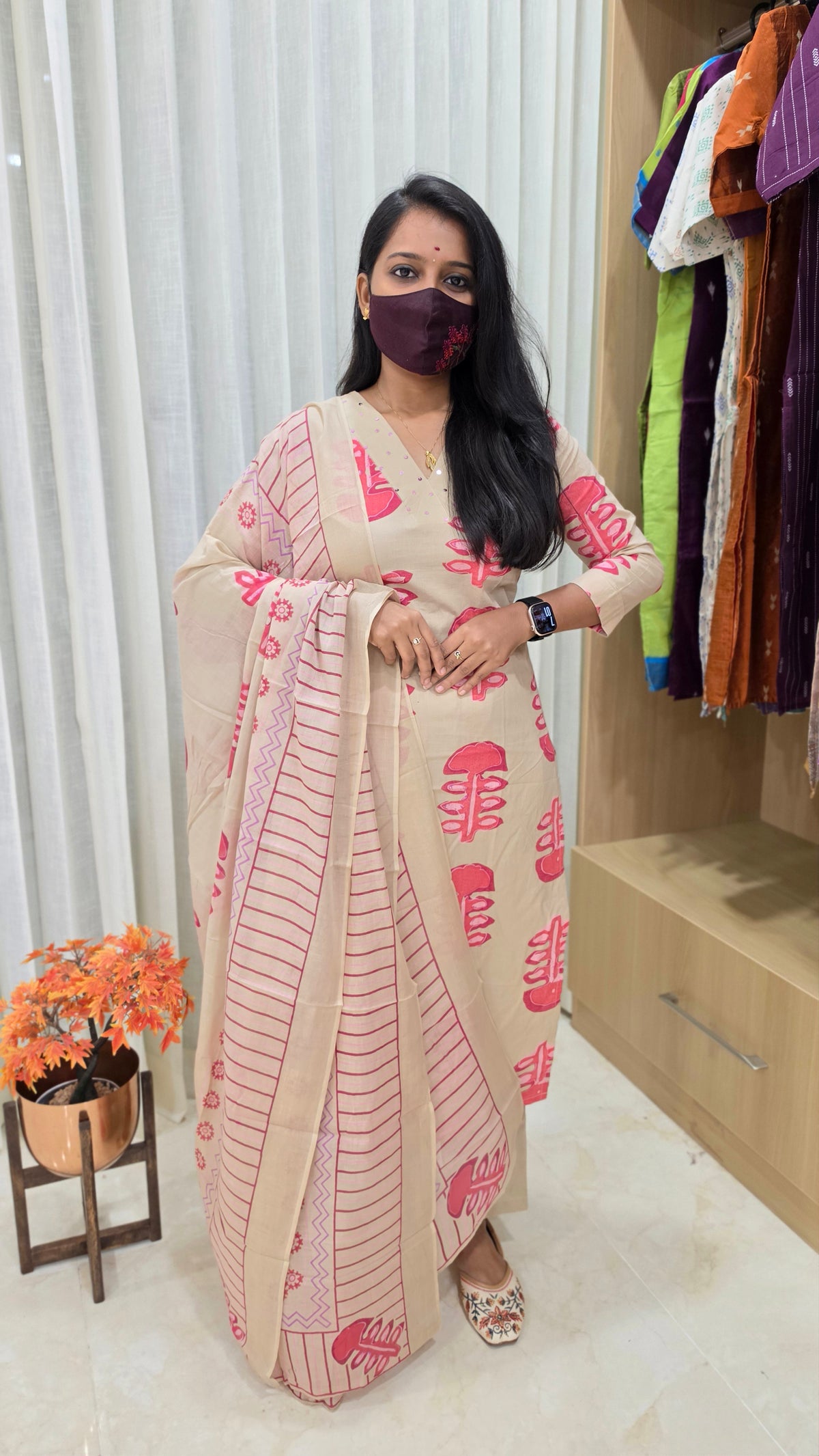 Cotton salwar set(13445)