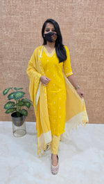 Handloom Cotton Salwar set (11568)