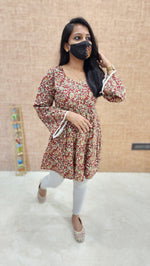 Kalakari Floral Short Top (9626)