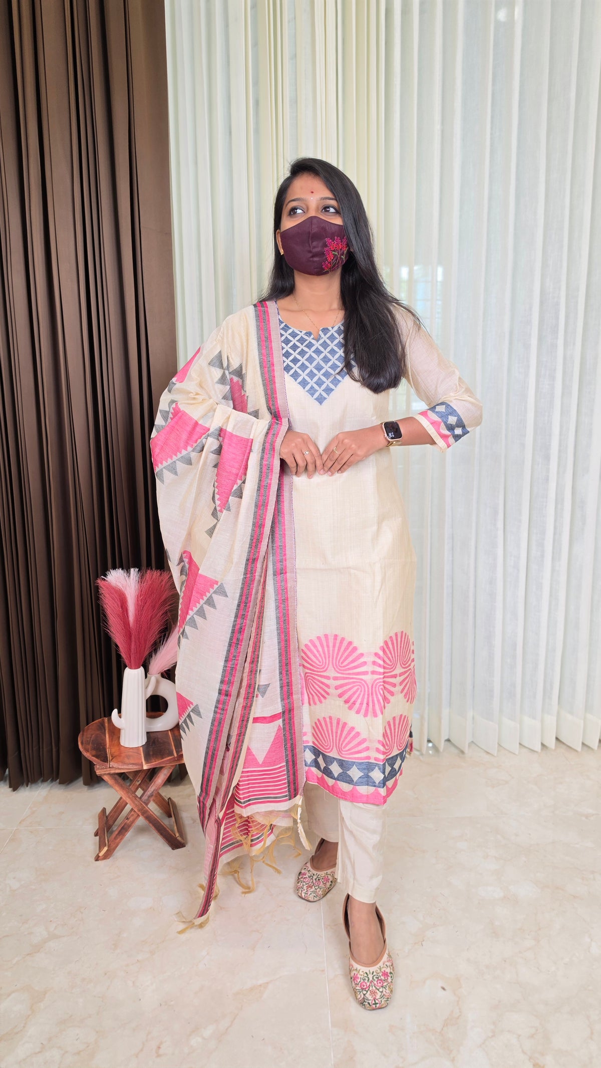 Jamdhani Salwar Set(11717)