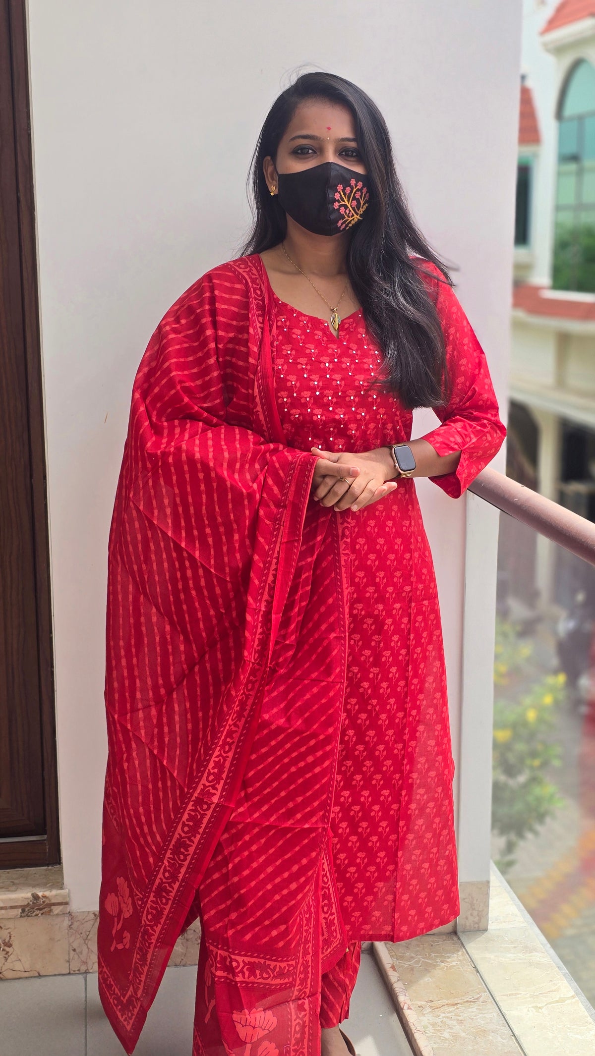 Cotton salwar set (11180)