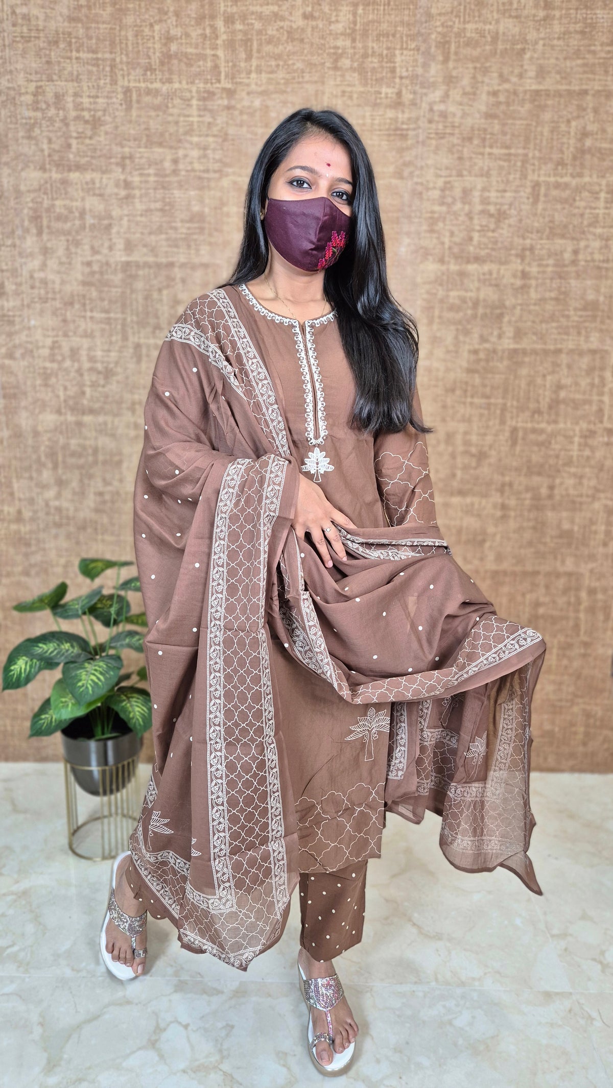 Cotton salwar set (11399)