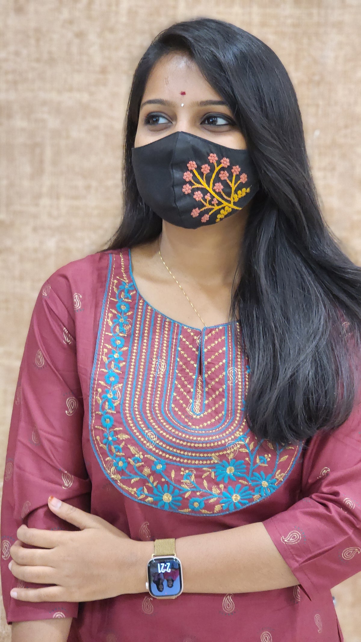 Office Wear - Embroidery (9163)