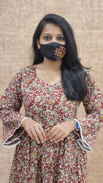 Kalakari Floral Short Top (9626)