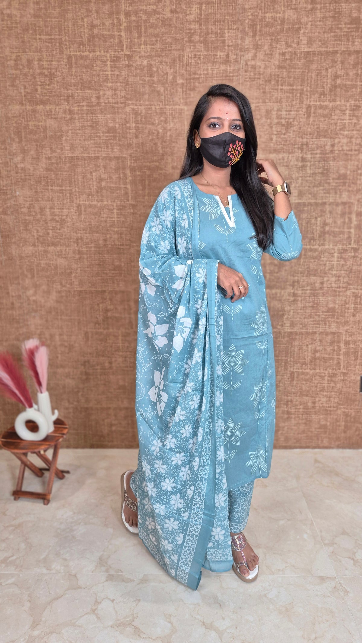 Cotton salwar set (11219)