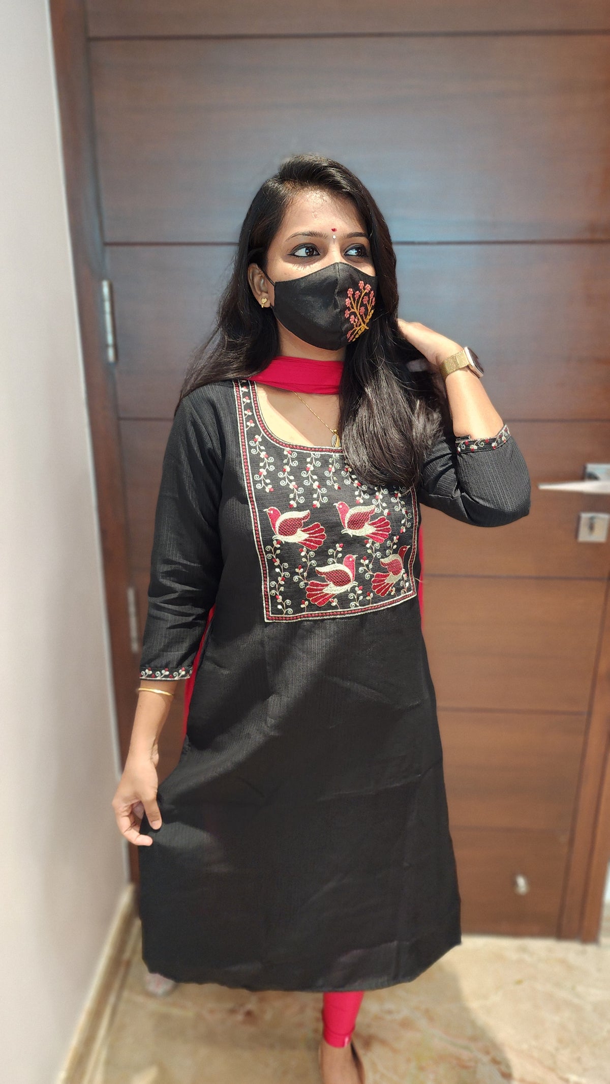 Office Wear - Embroidery(8296)