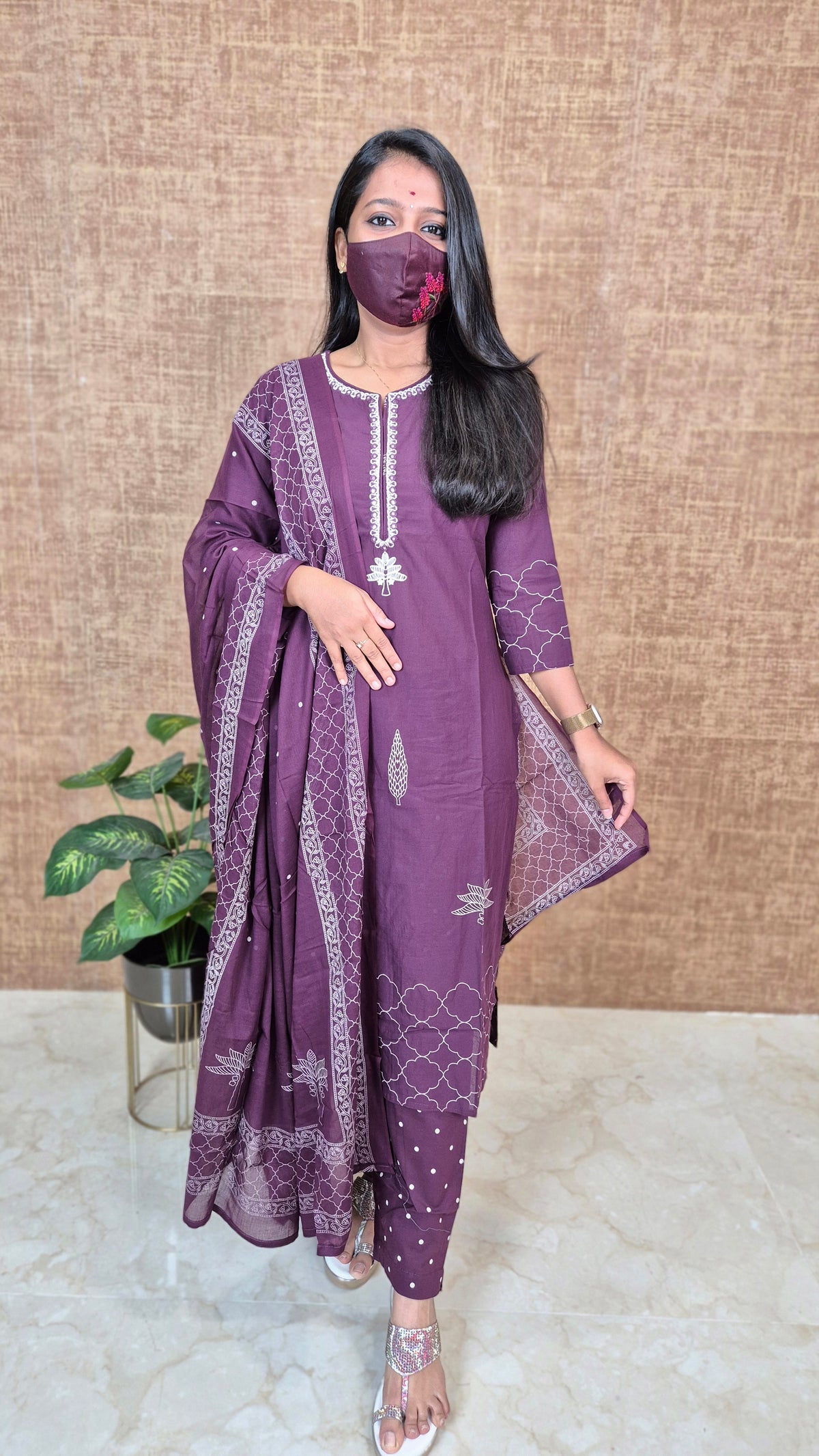 Cotton salwar set (11397)