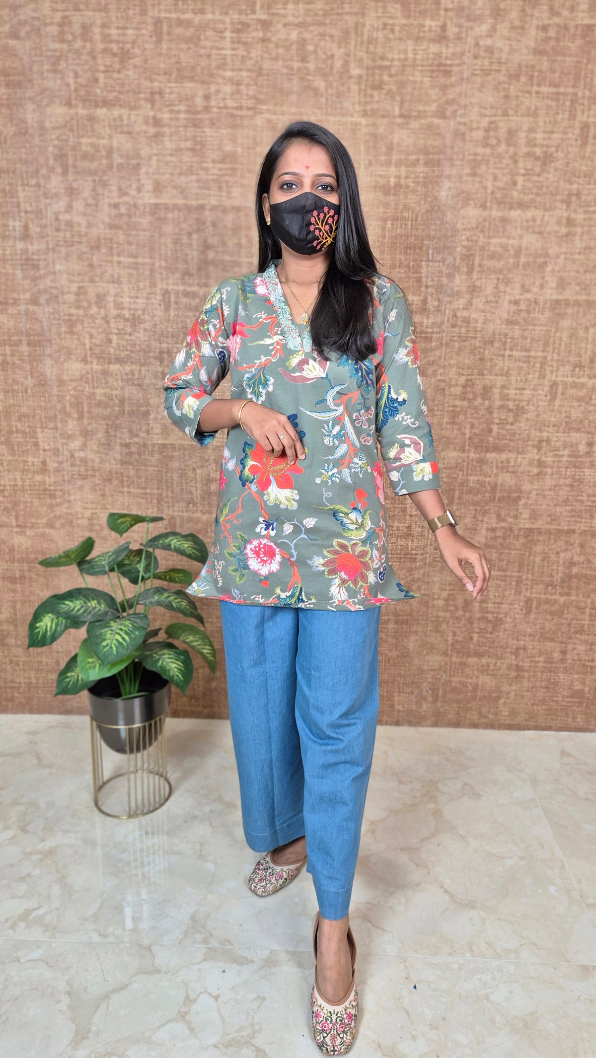 Western Short top(11444)
