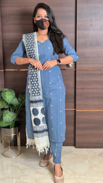 Handloom Cotton Salwar set(11222)