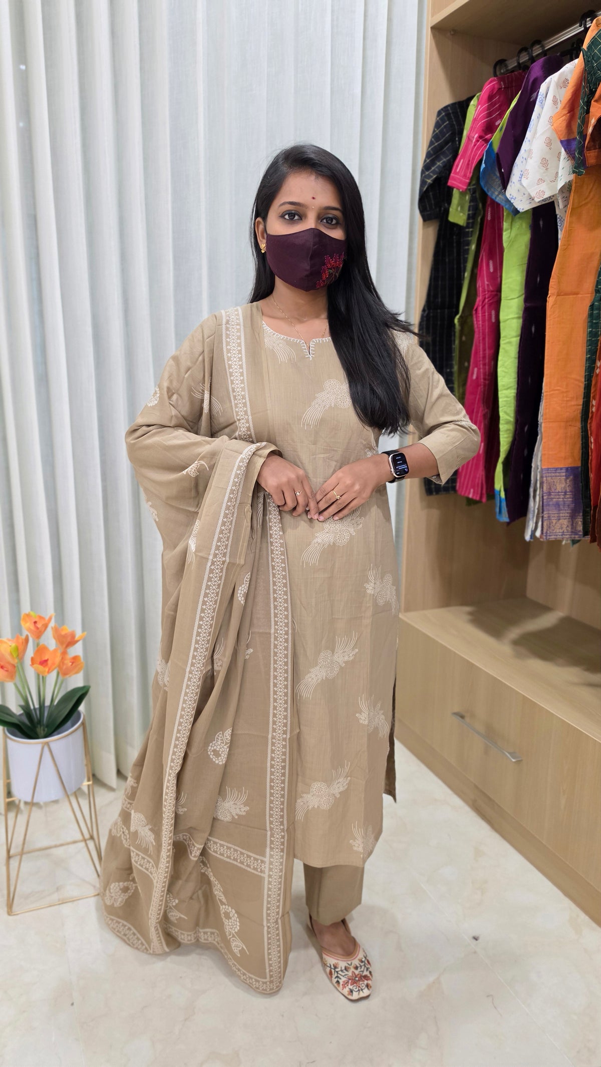Cotton salwar set(13301)