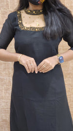 Jewel Neck kurti (9406)c