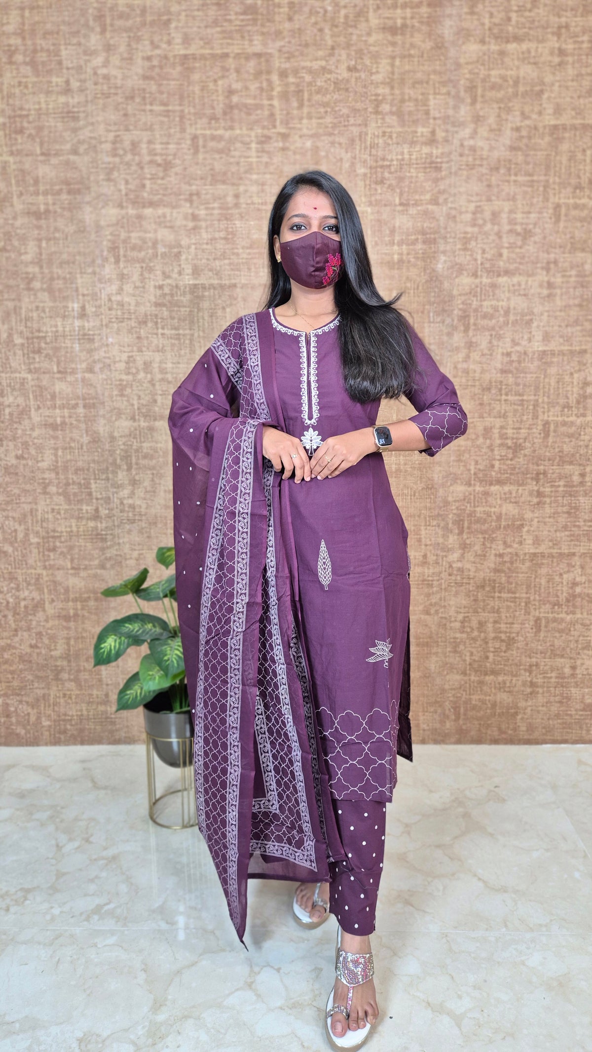 Cotton salwar set (11397)