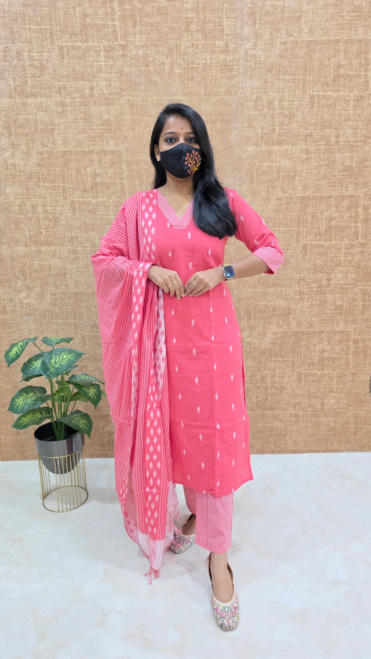 Handloom Cotton Salwar set (11569)